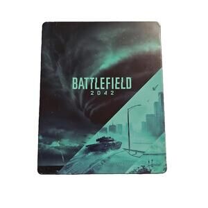 Battlefield 2042 SteelBook (Xbox One/Series X) – No Manual – Tin Case Damage